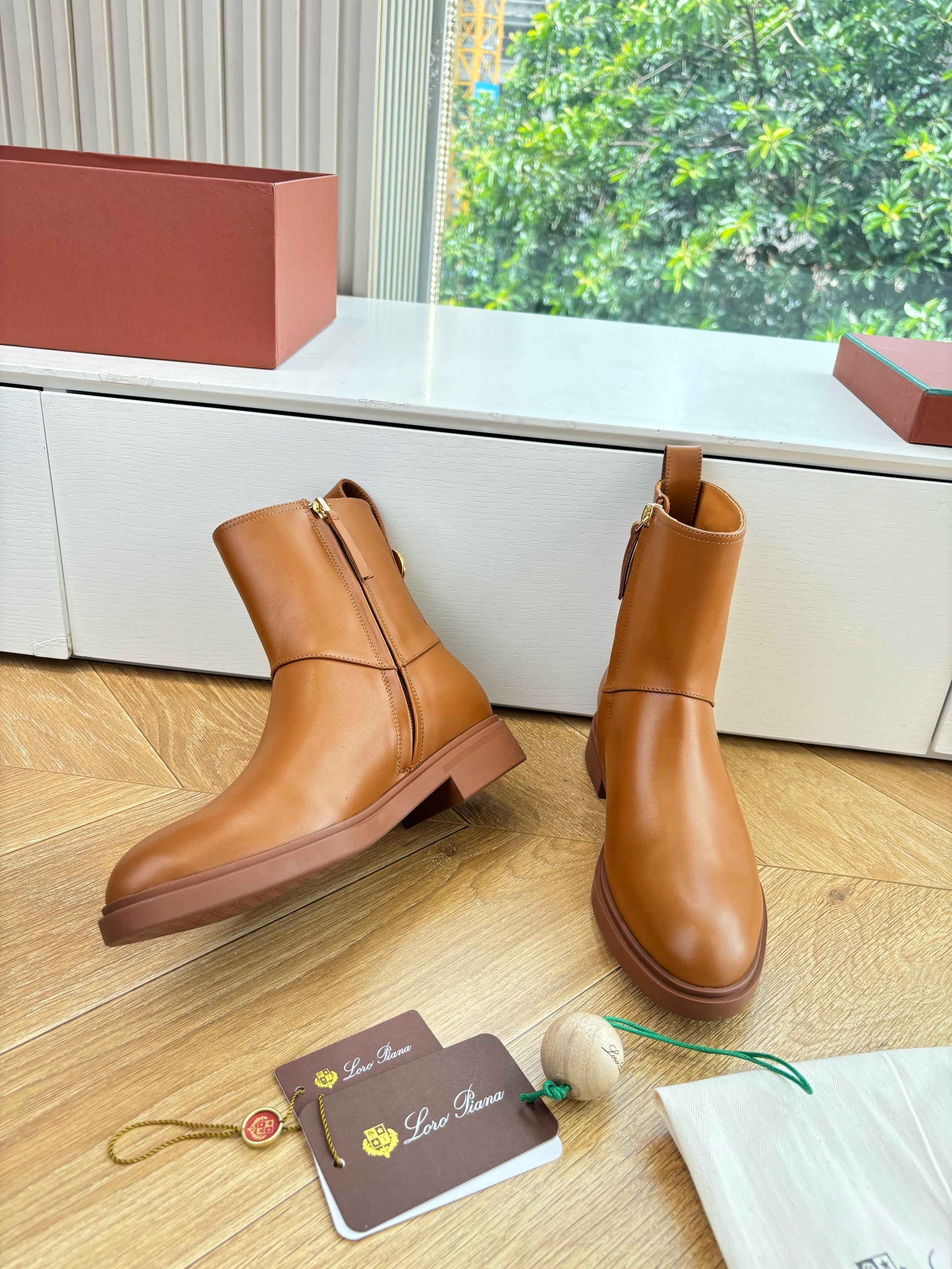 LP Kilda Ankle  Boots Caramel Leather 507408