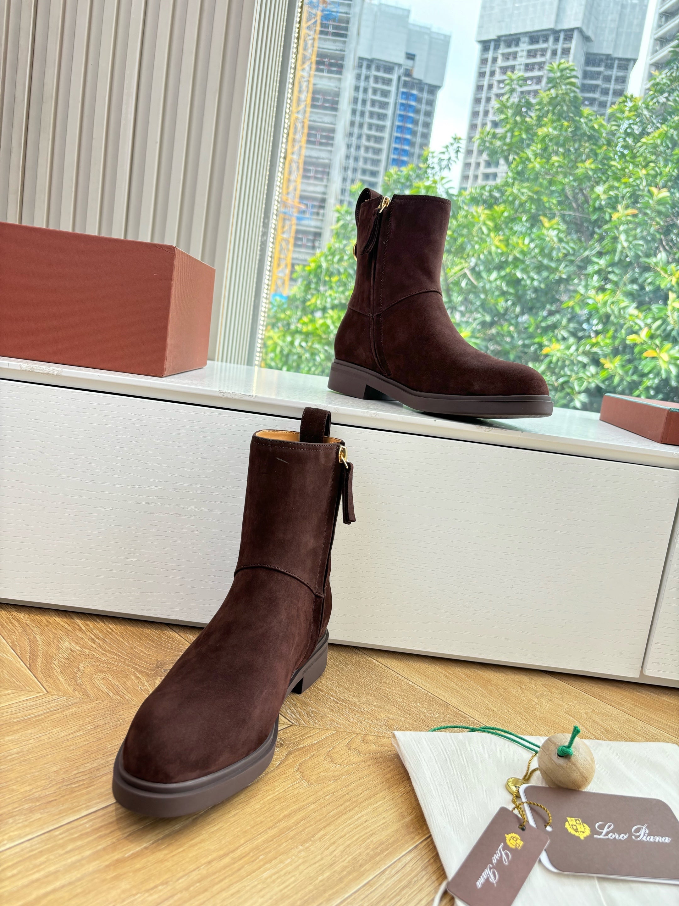 LP Kilda Ankle  Boots Brown Suede 507411