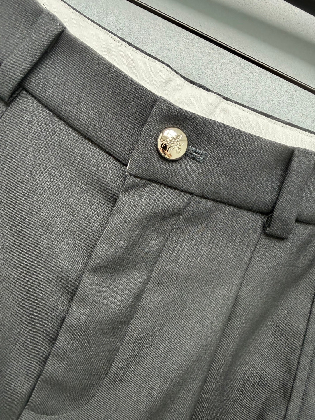 Prada 26s Wide-Leg Suit Trousers 399315