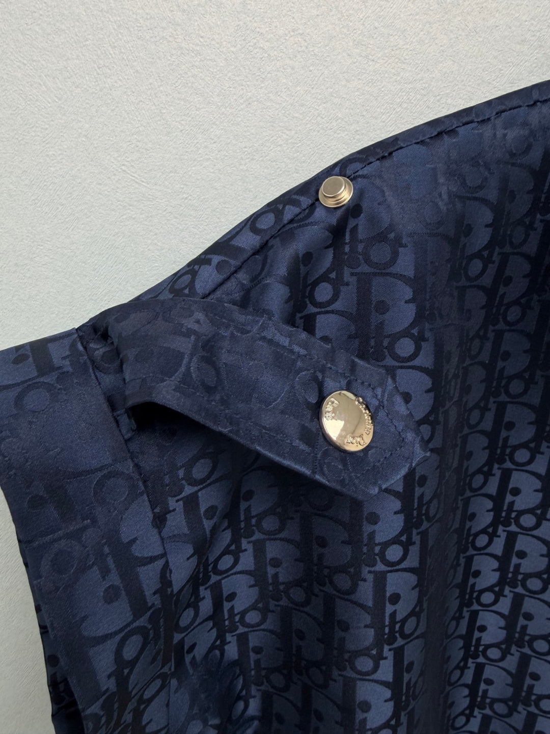 CD 26s Jacquard Fitted Dress Dark Blue Polyester 411640