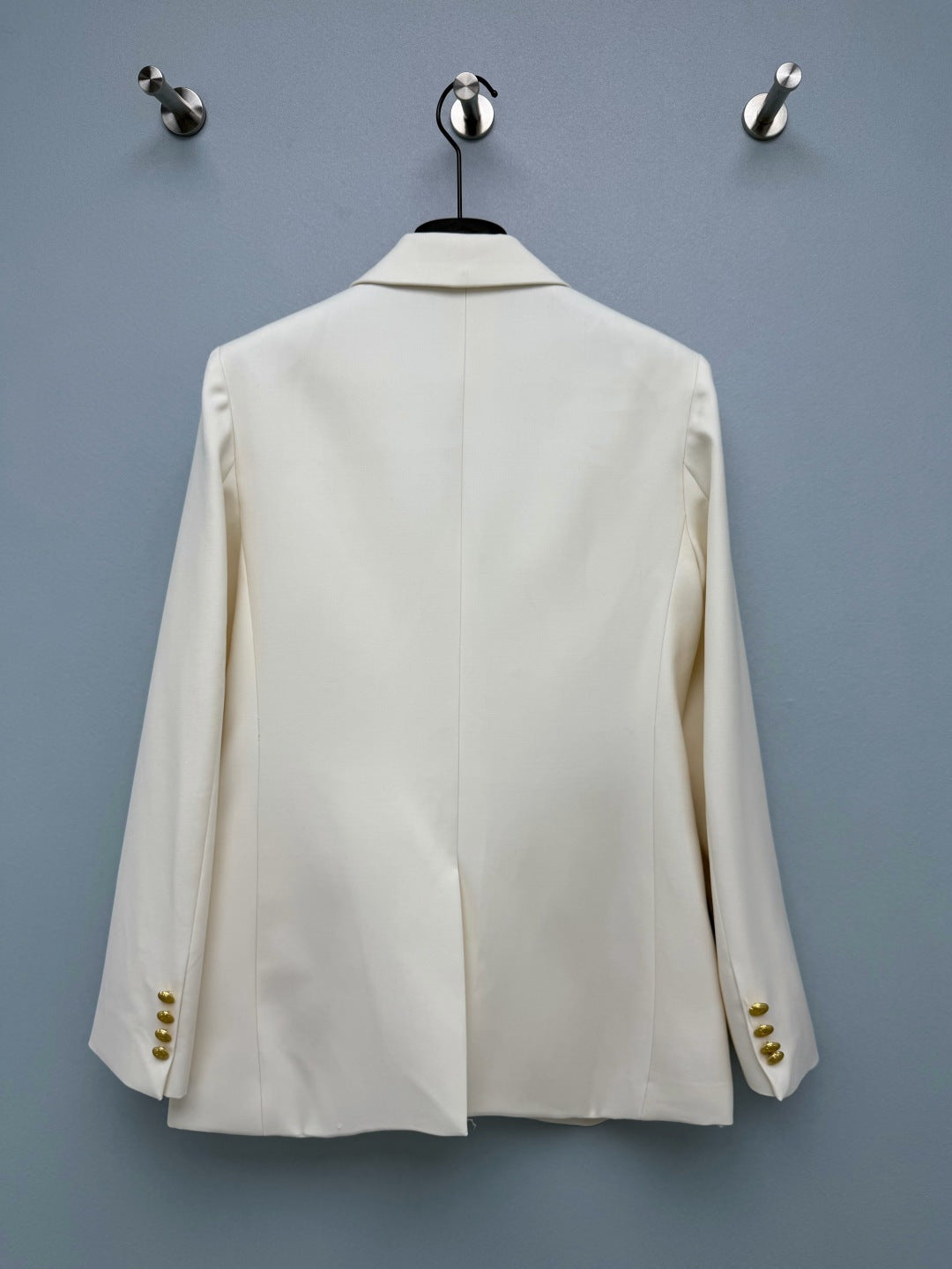 CD 26s Embroidered Casual Blazer Ivory Wool Polyeste 421382