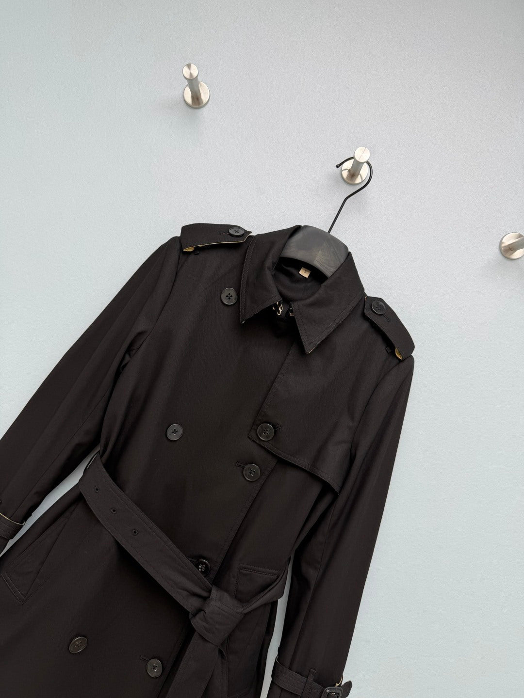 BRR 26s Trench Coat Black Cotton 449158