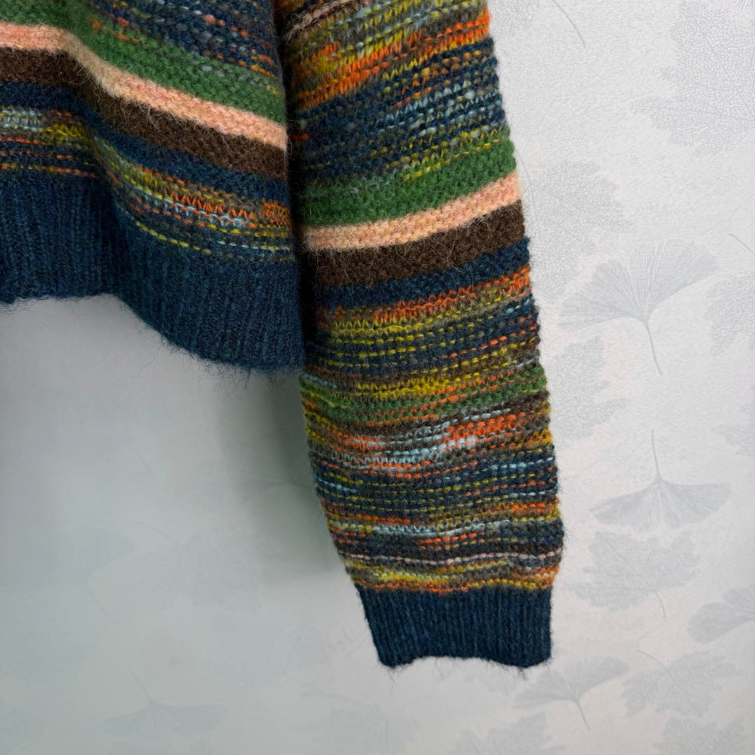 Chanel 26S Space Dye Knit Cardigan Multicolor 449361
