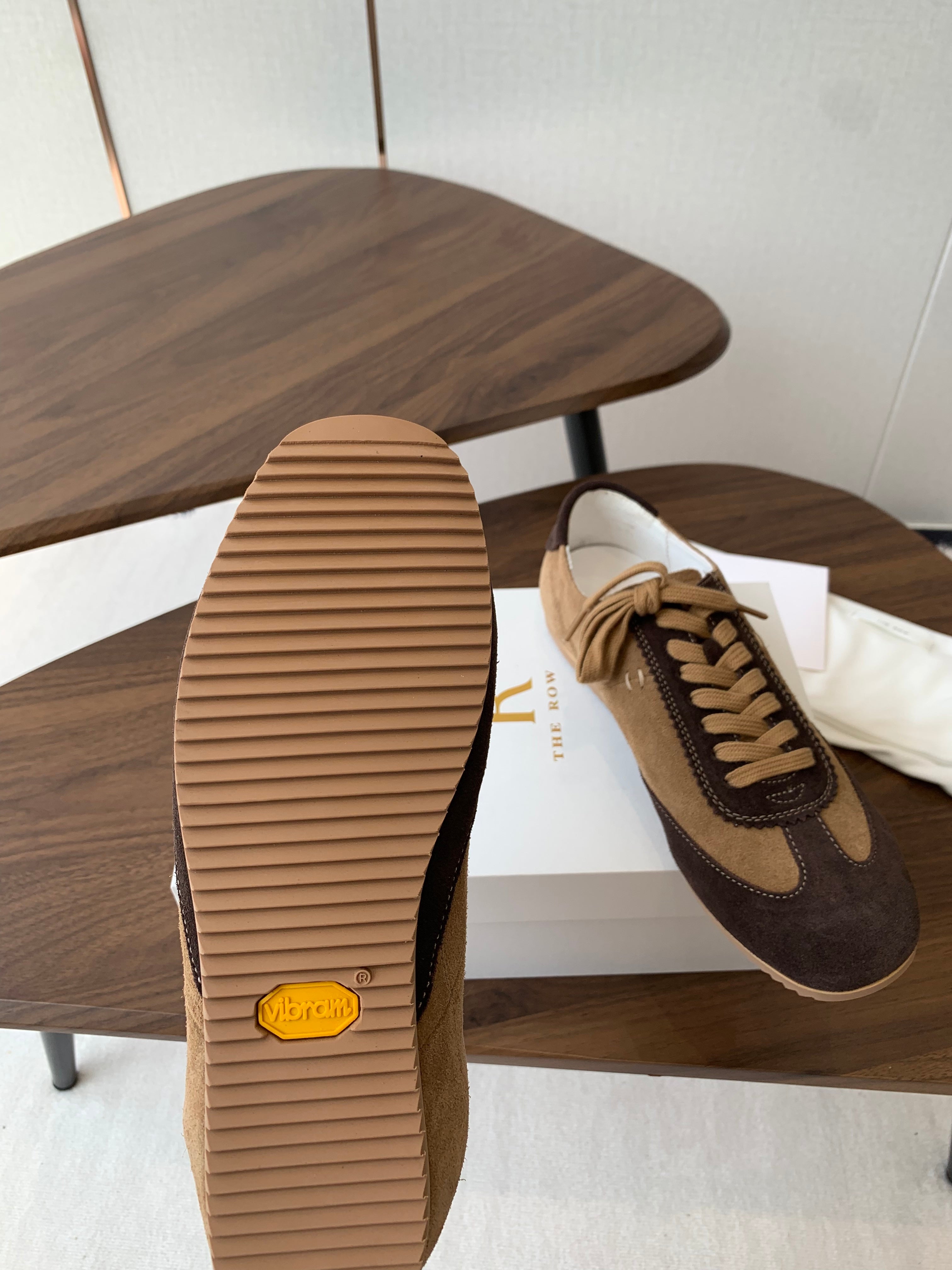 The Row Sneakers Brown And Chocolate Cow Suede 334524