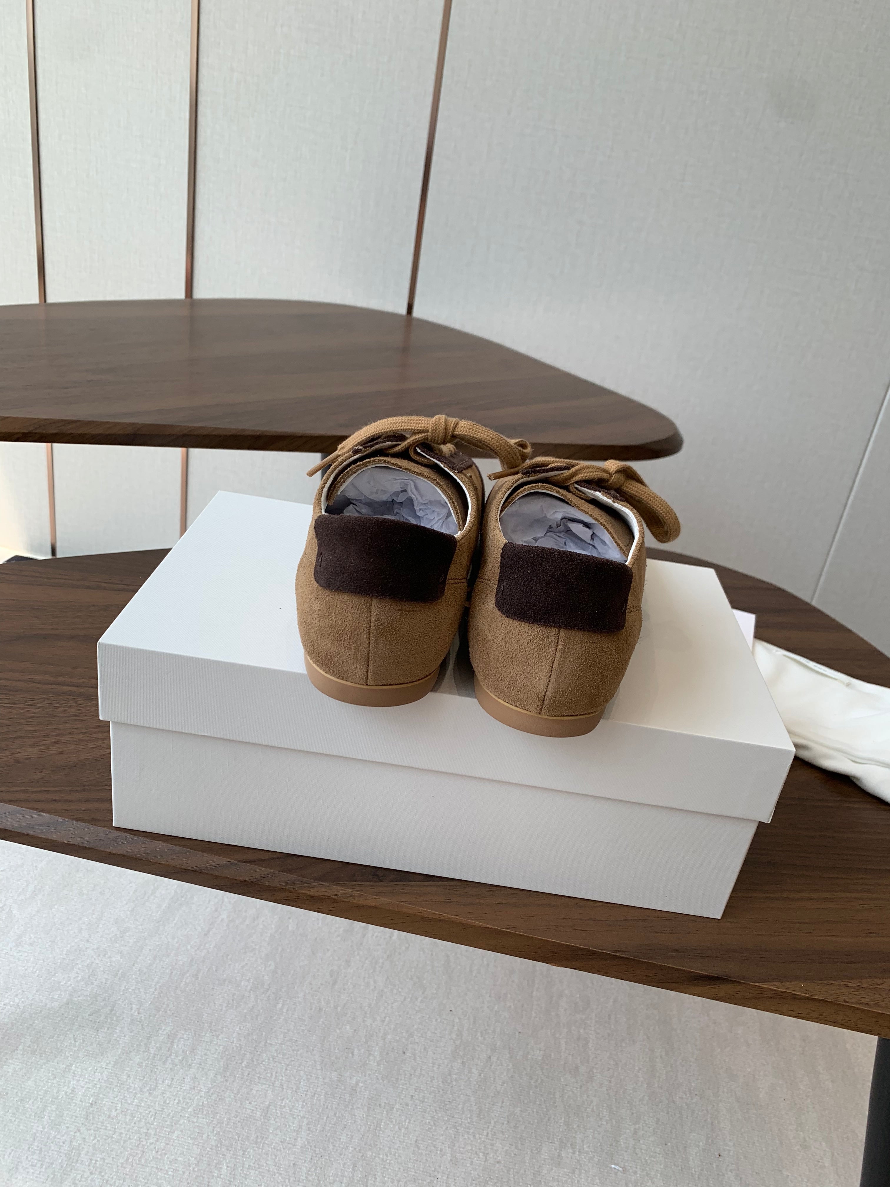 The Row Sneakers Brown And Chocolate Cow Suede 334524
