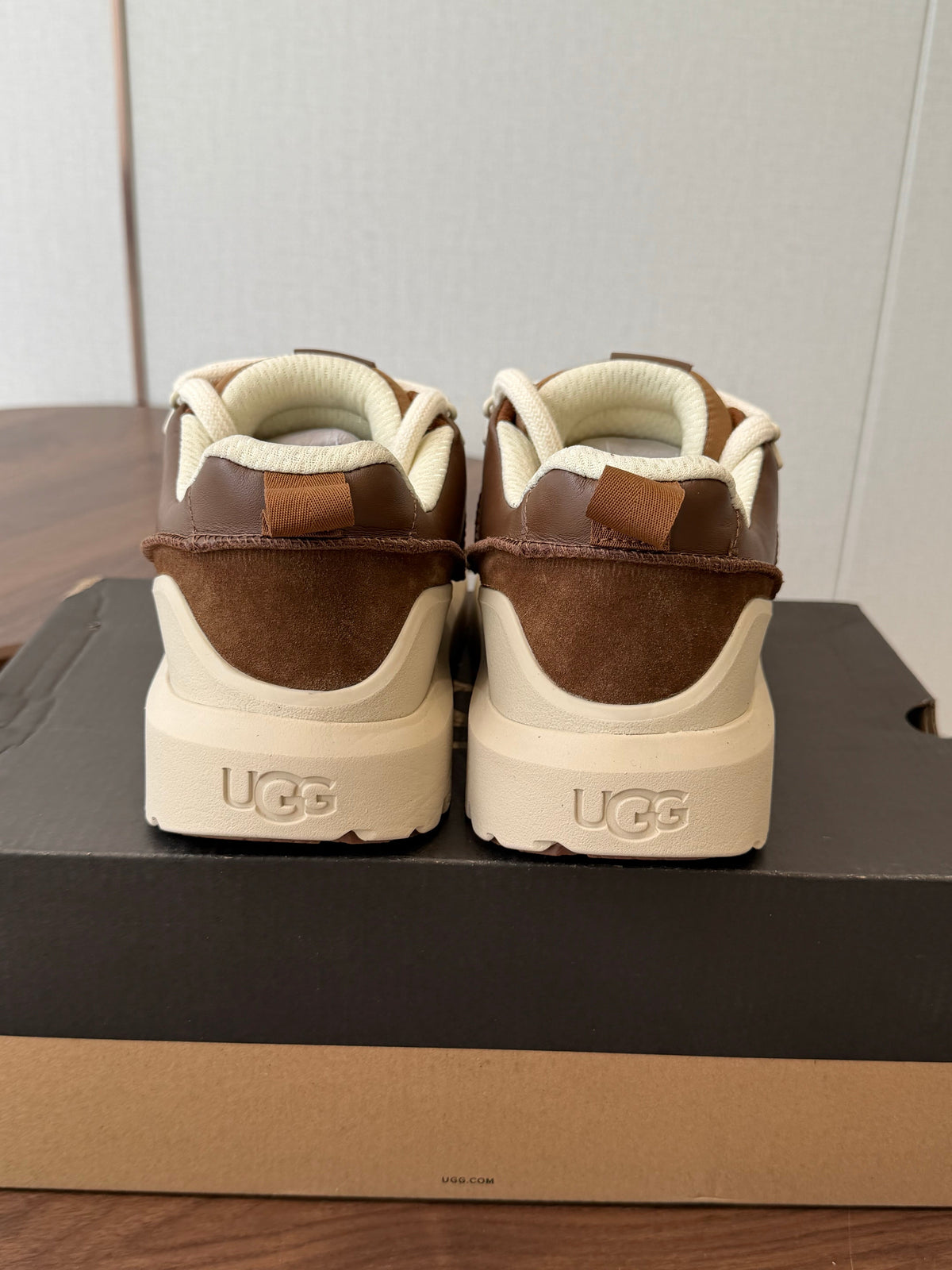 UGG Heritage Utility Sneaker Dark Chestnut Ice Blue 1170910