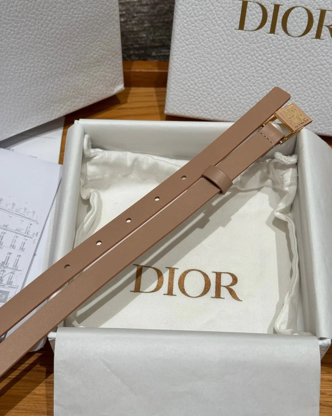 Dior 2026 Miss Dior Belt 15mm Smooth Calfskin