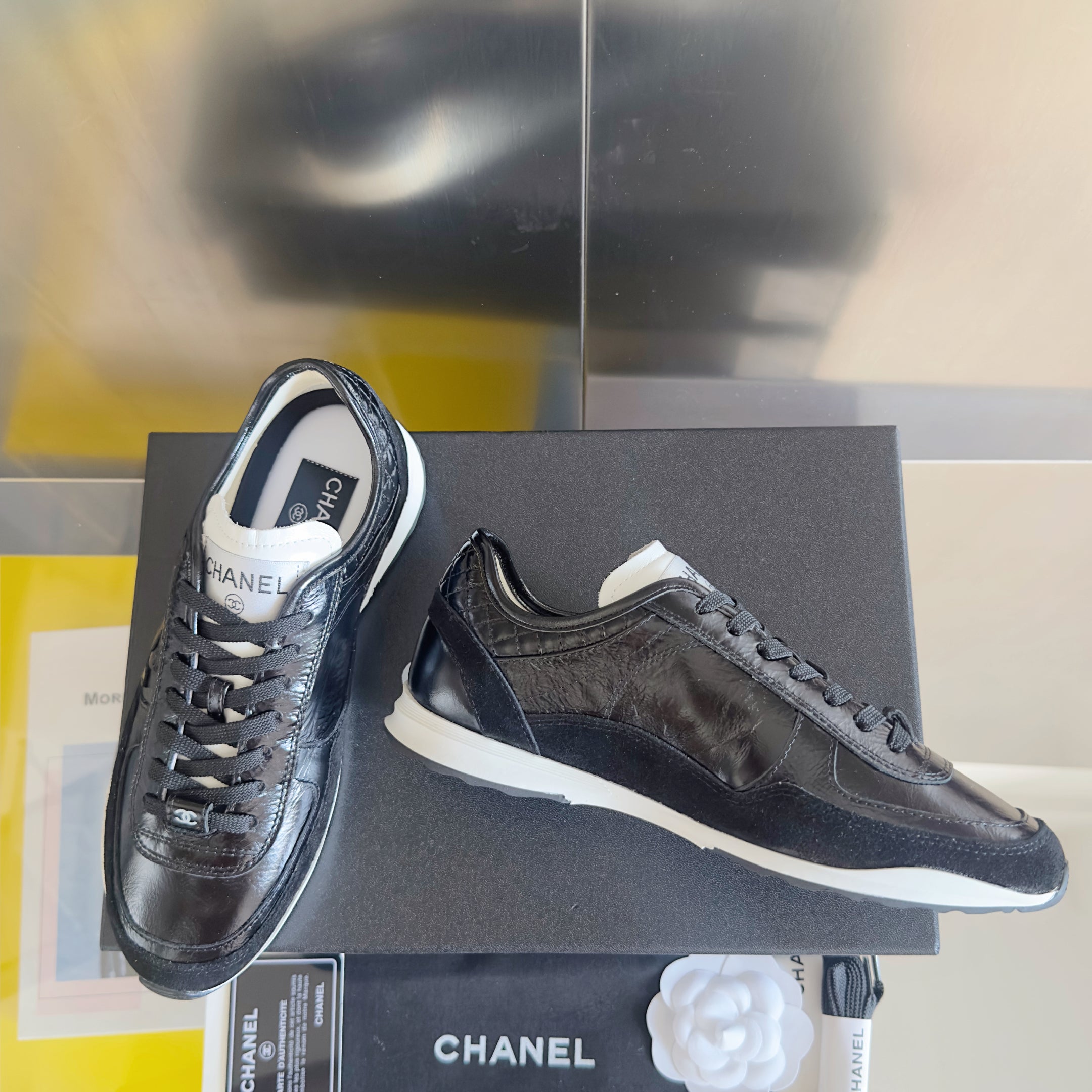 CC 25K British Baseball Shoes Black Cowhide 459735