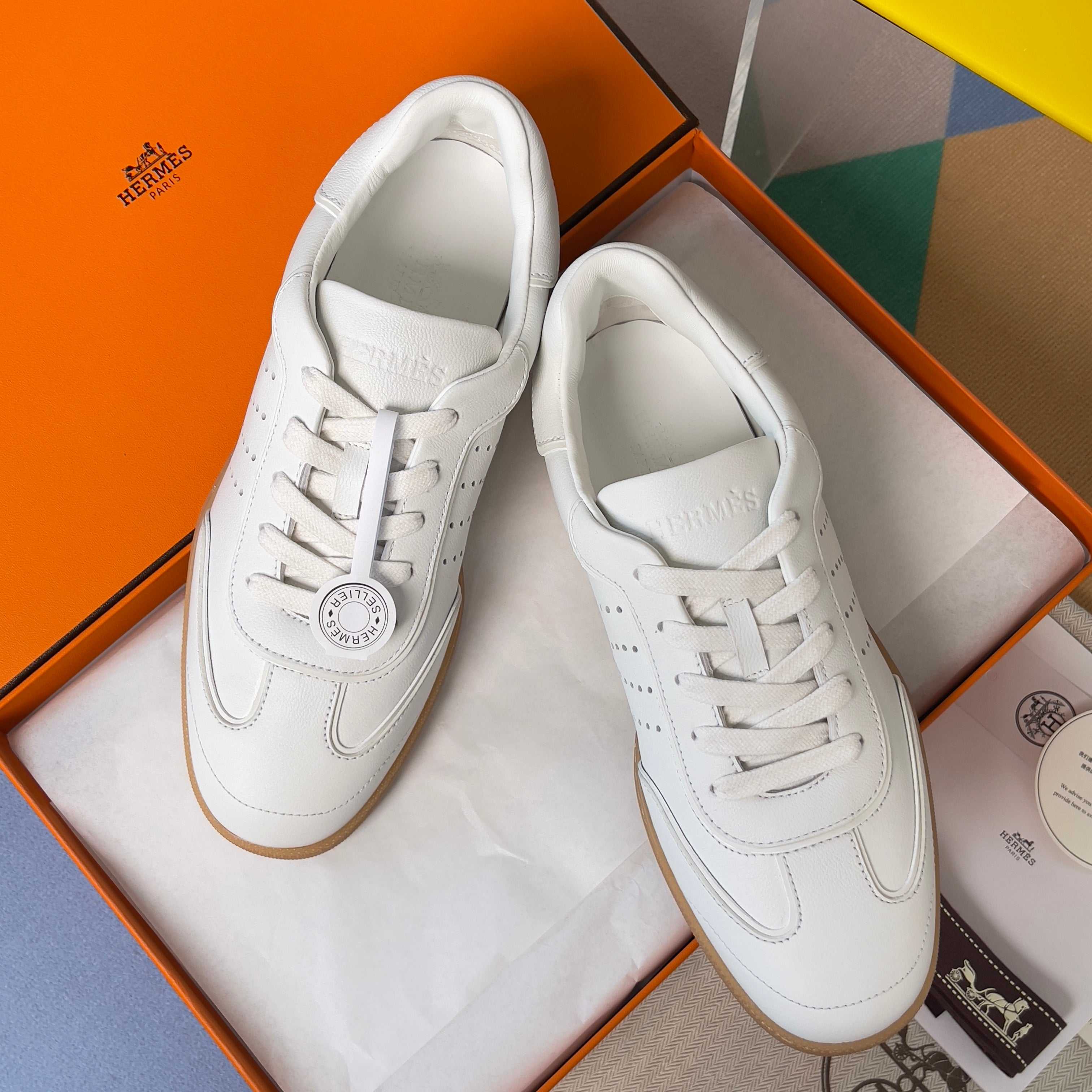 HM Match Sneaker White Sheepskin 609041