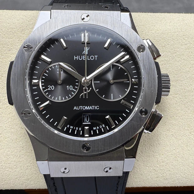 Hublot Classic Fusion Chronograph Black Dial Titanium 45mm Watch