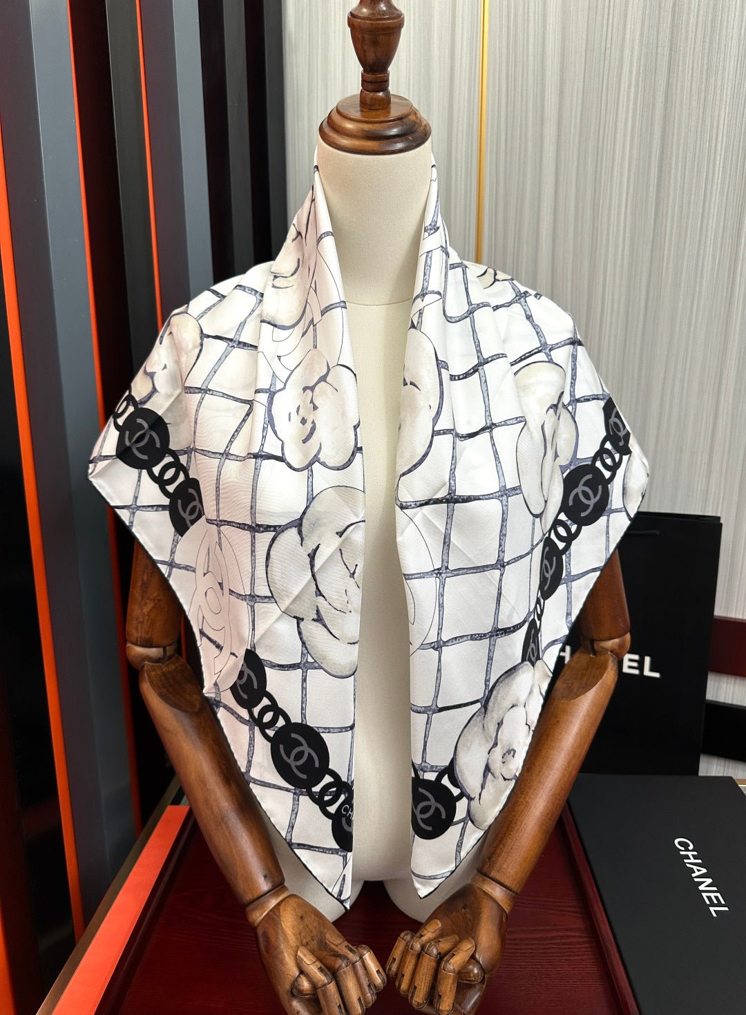 CC Scarf 90x90 Colorful Twill Silk 461773