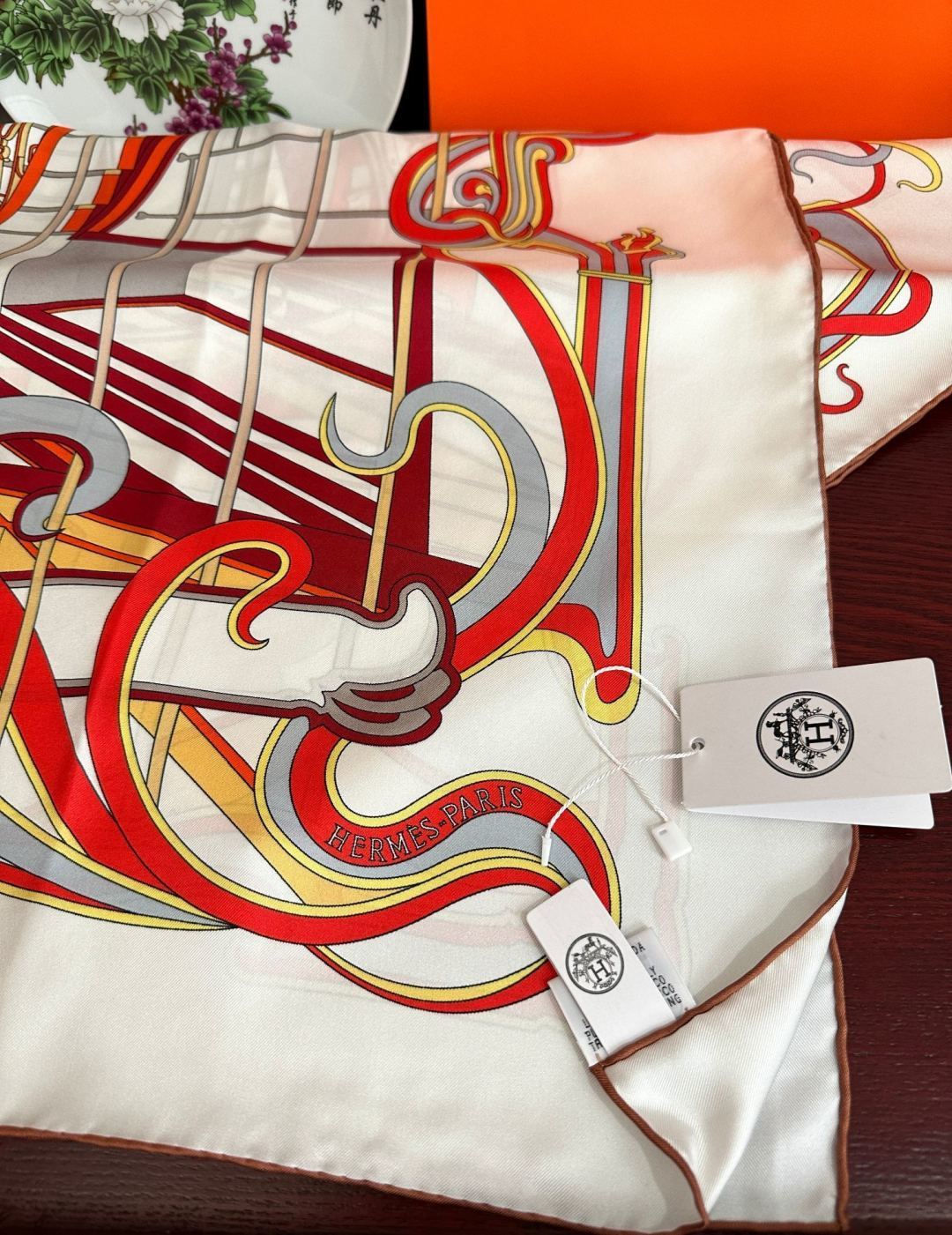 HM Scarf 90x90 Colorful Twill Silk 511161