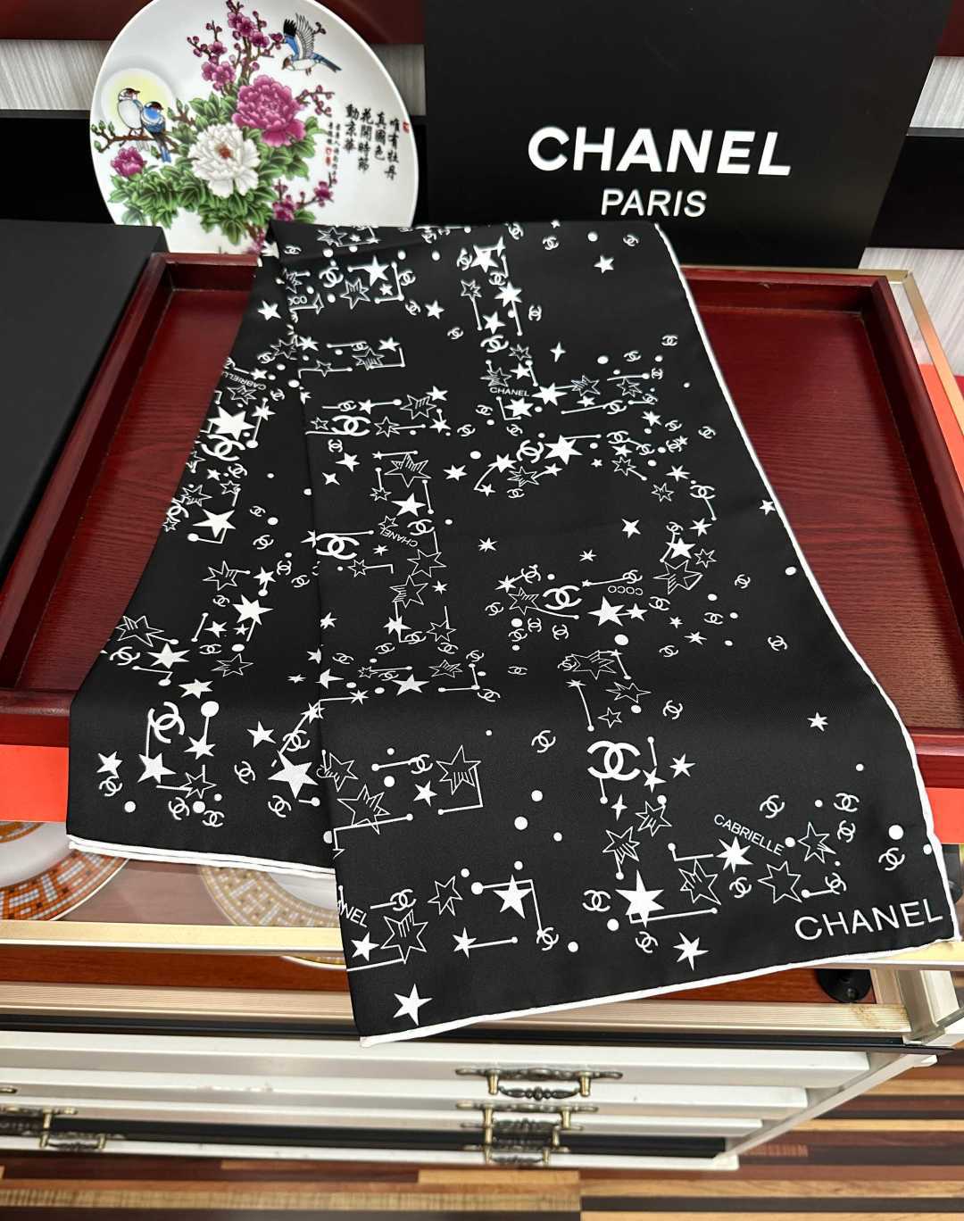 CC Scarf 90x90 Colorful Twill Silk 511165