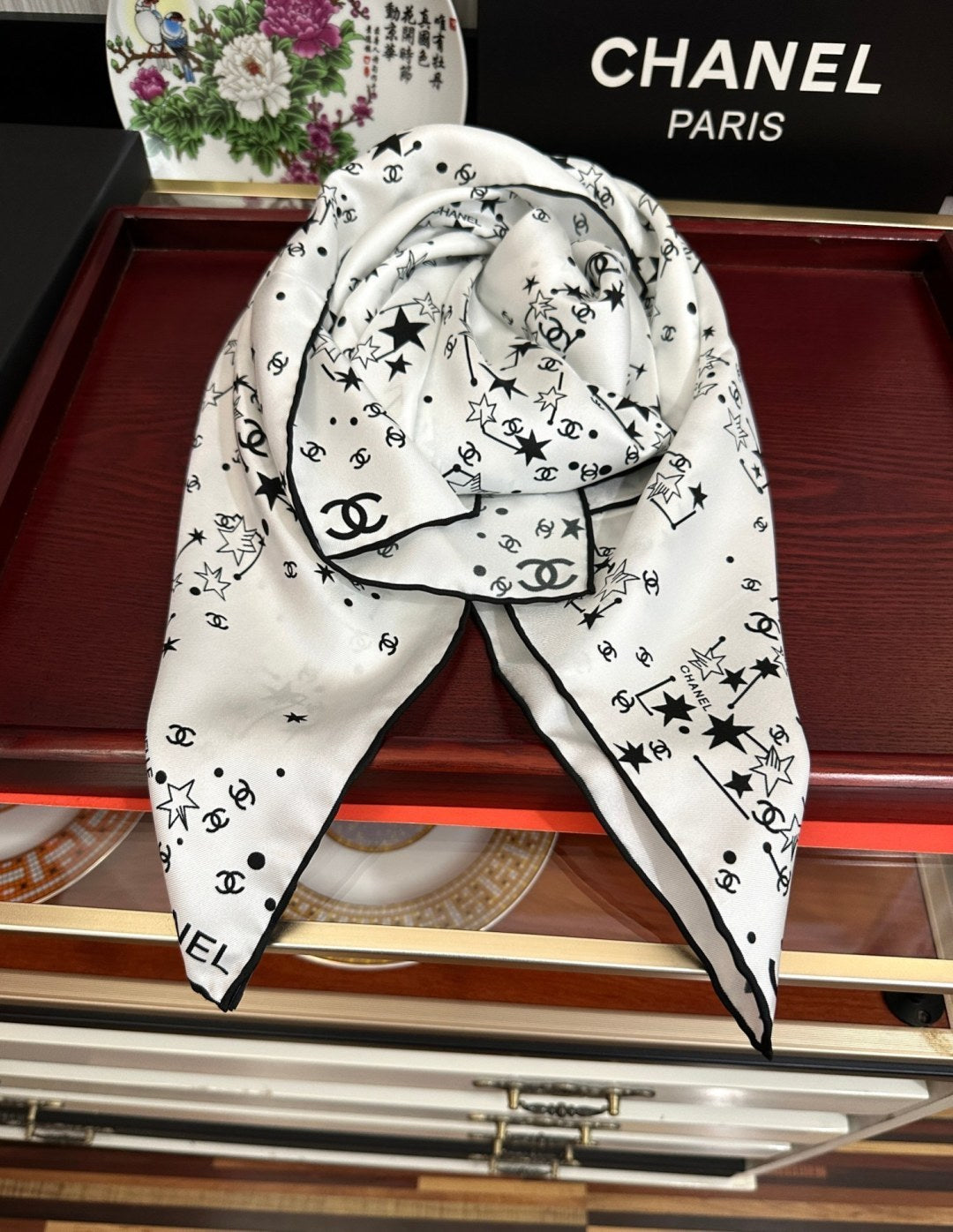 CC Scarf 90x90 Colorful Twill Silk 511166