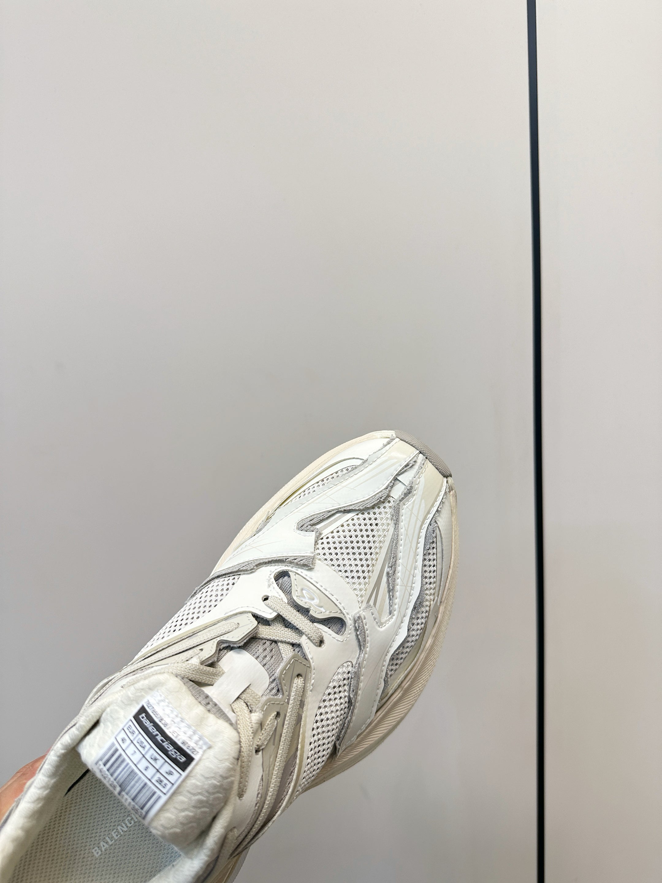 Balenciaga Jet Sneaker Cream TPU Mesh 986305