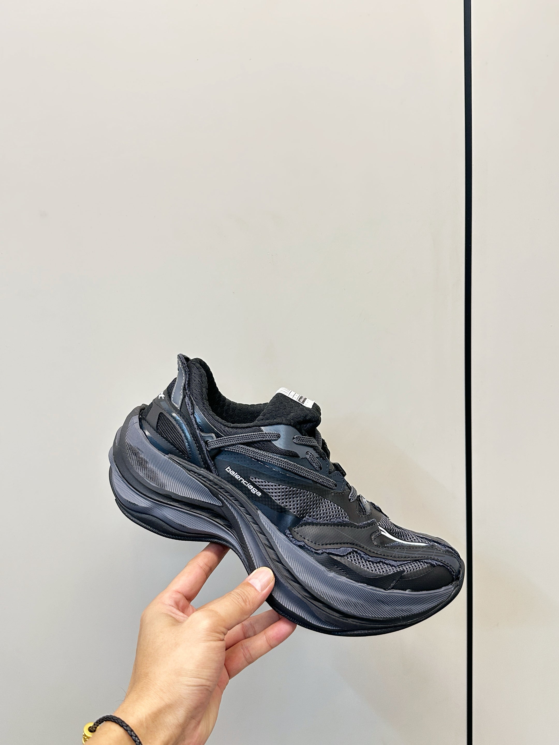 Balenciaga Jet Sneaker Black TPU Mesh 986307
