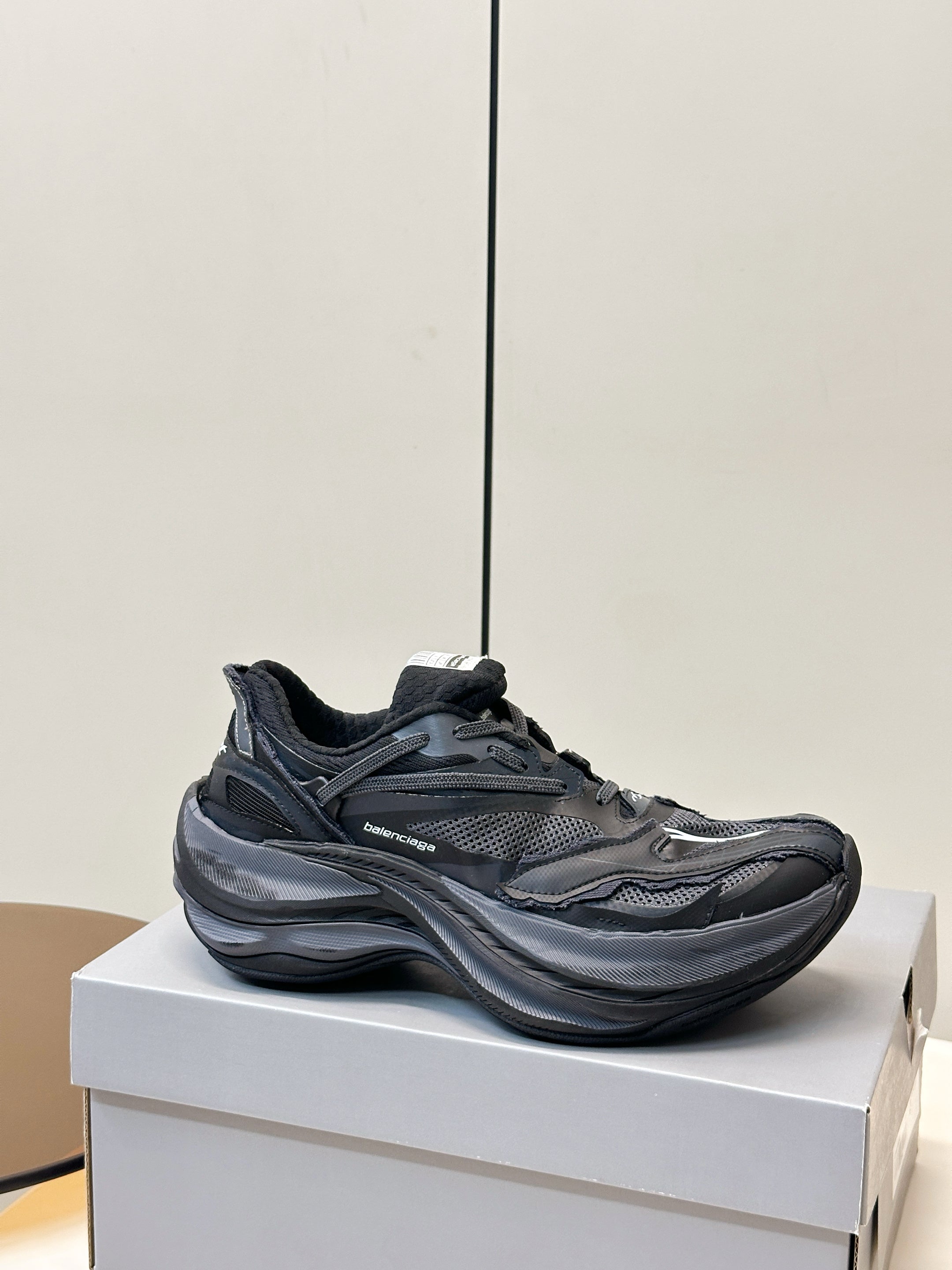 Balenciaga Jet Sneaker Black TPU Mesh 986307