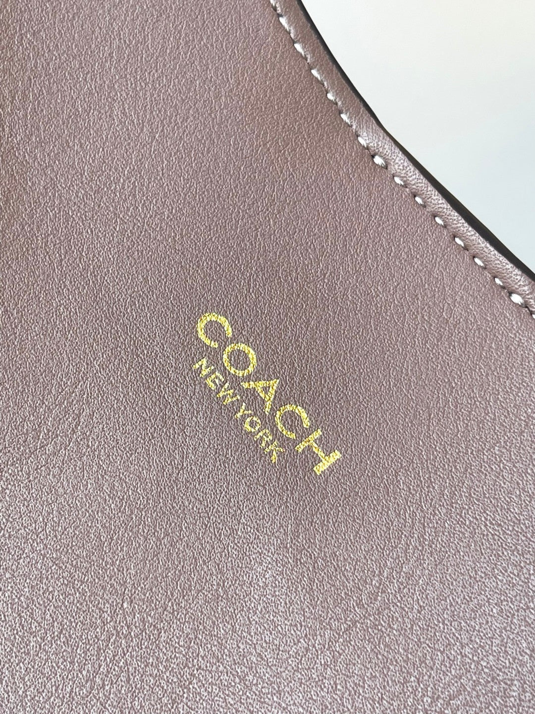 Coach Brooklyn Shoulder Bag 39cm Light Brown Calfskin