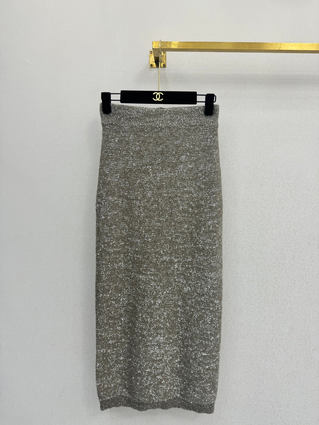 BC 26s Skirt Grey Lurex Knit 448171