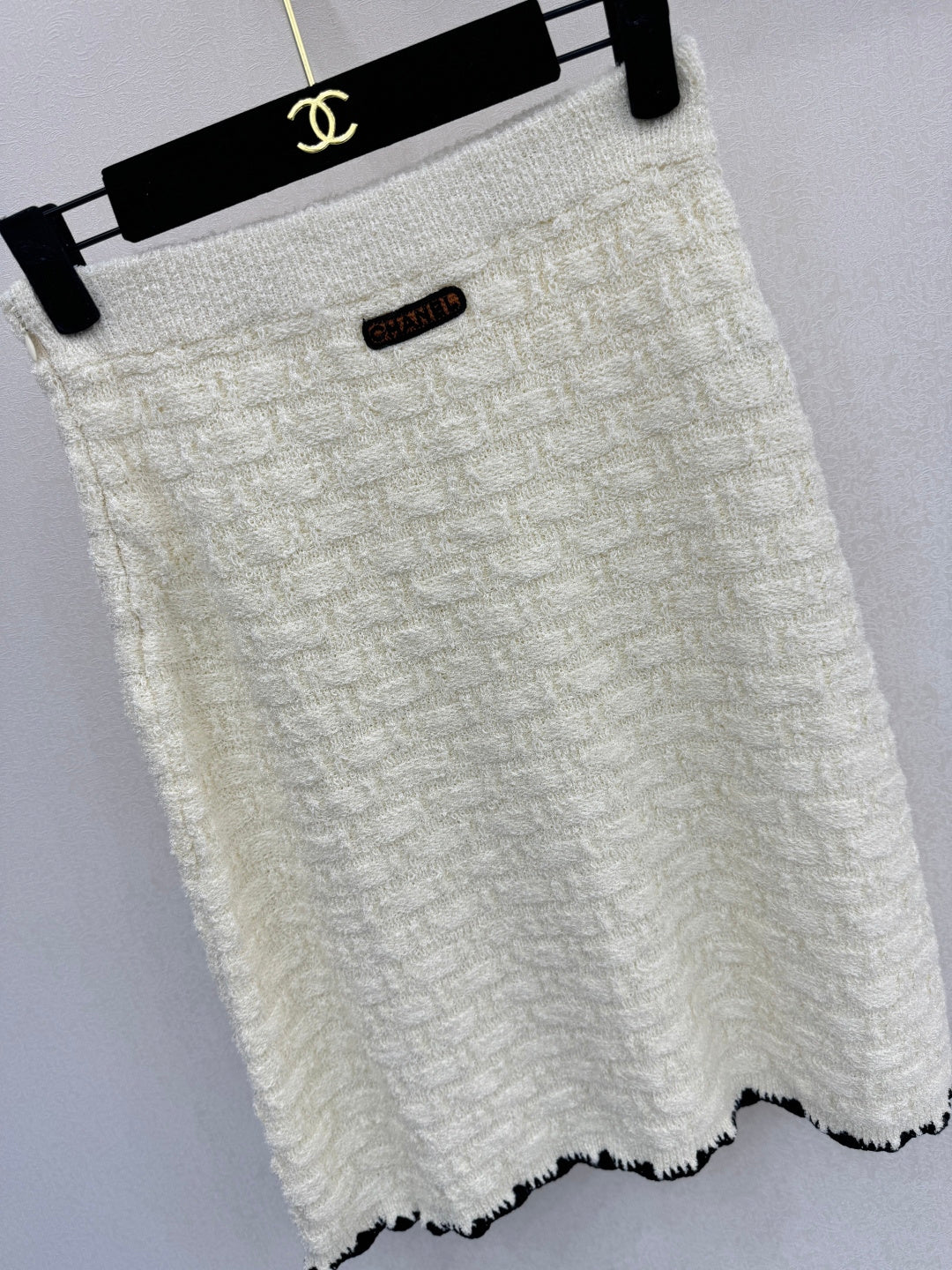 CC 26s Midi Skirt White Cotton Silk 363532