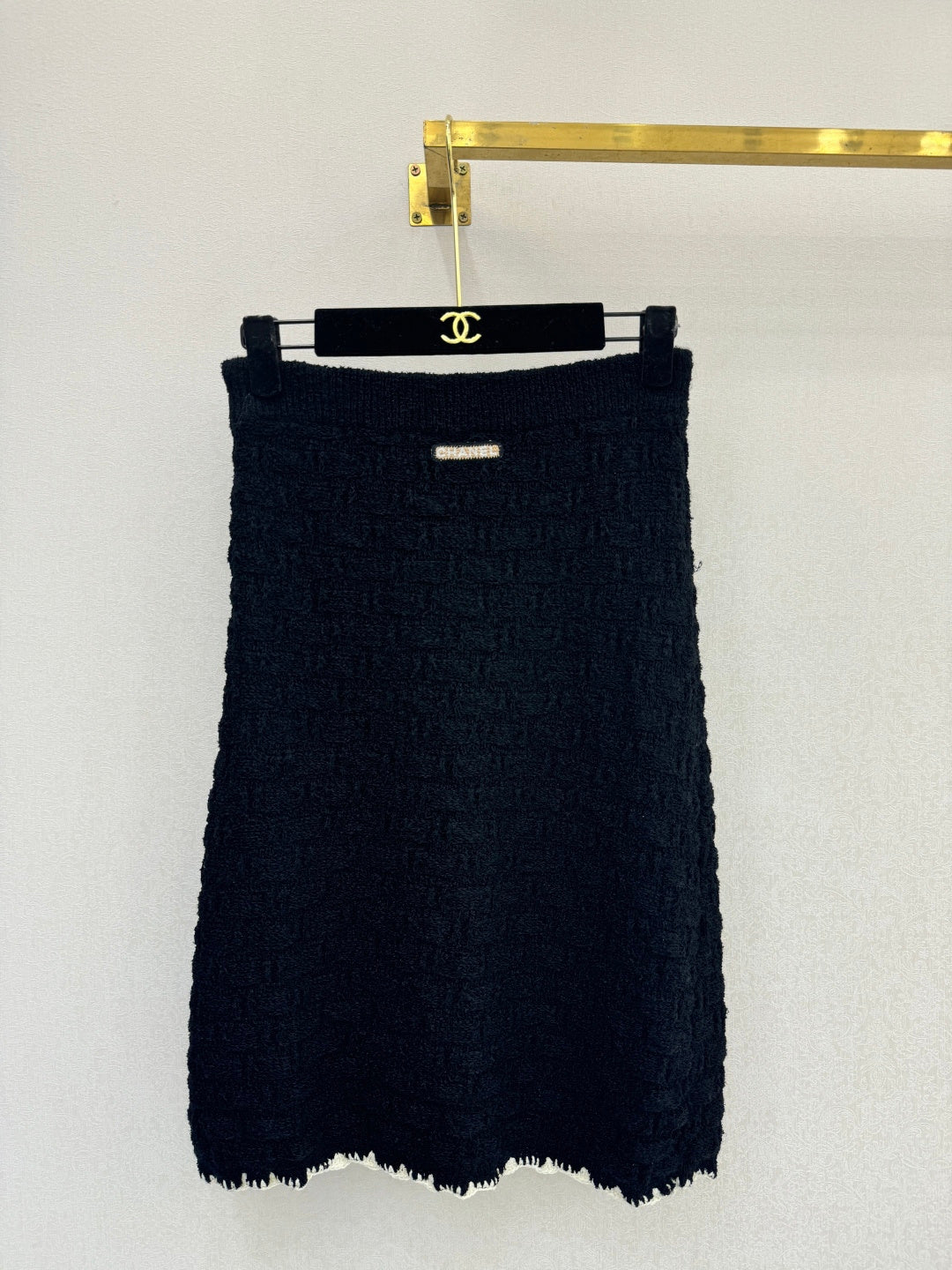 CC 26s Midi Skirt Black Cotton Silk 363533