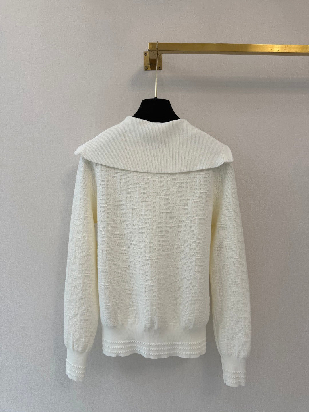 CD 26s Set Double-Zip Collar Cardigan+ Long Pant White Tencel 424795