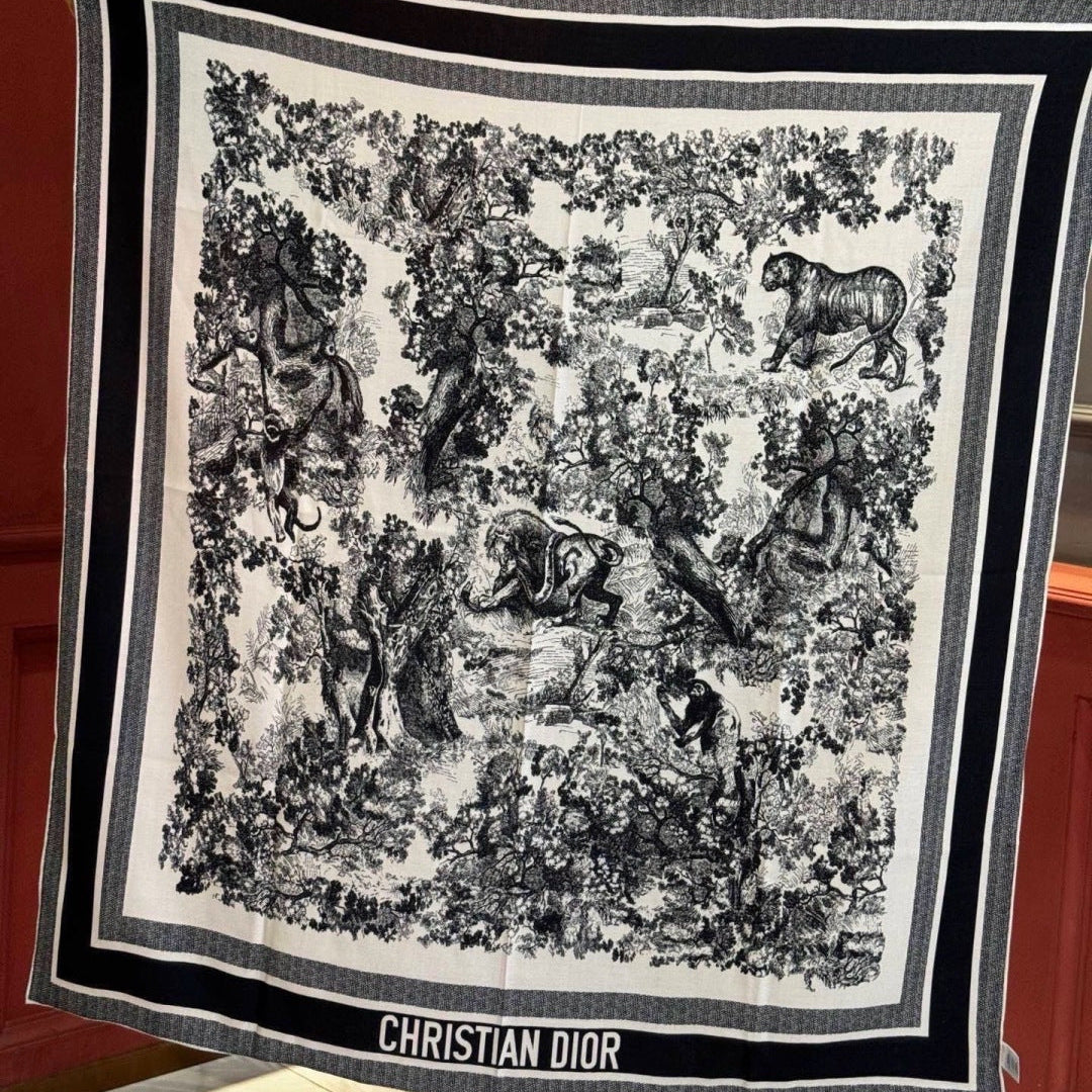 Dior 26s Scarf 140cm Silk & Cashmere 300235