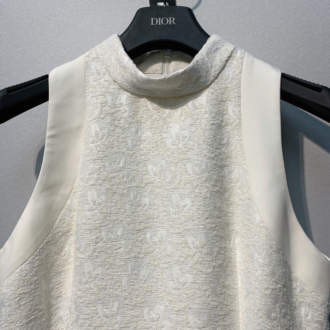 Dior 26s Sleeveless A-Line Maxi Dress 1024