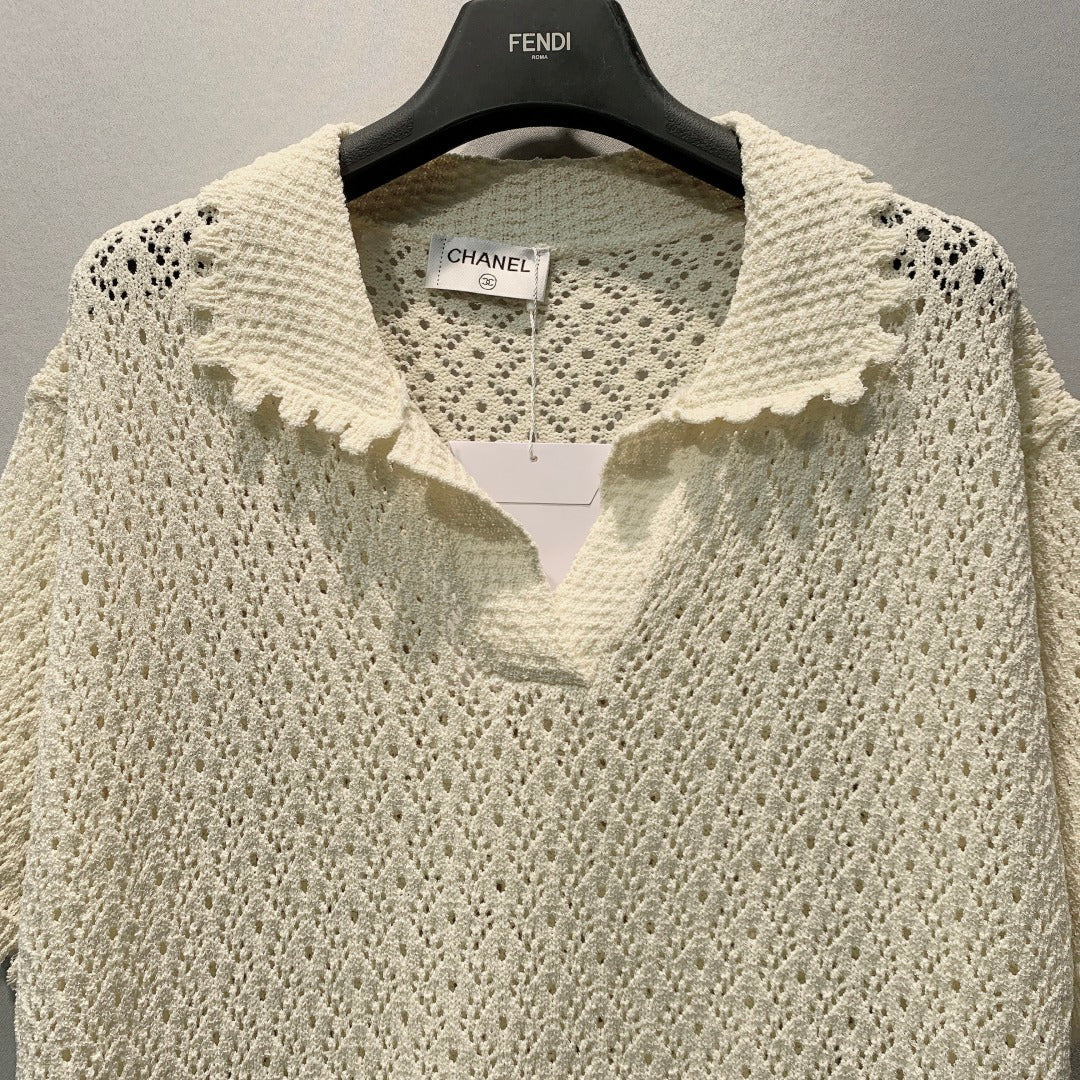 CC 26s Coco Beach Openwork Knit Top 395863