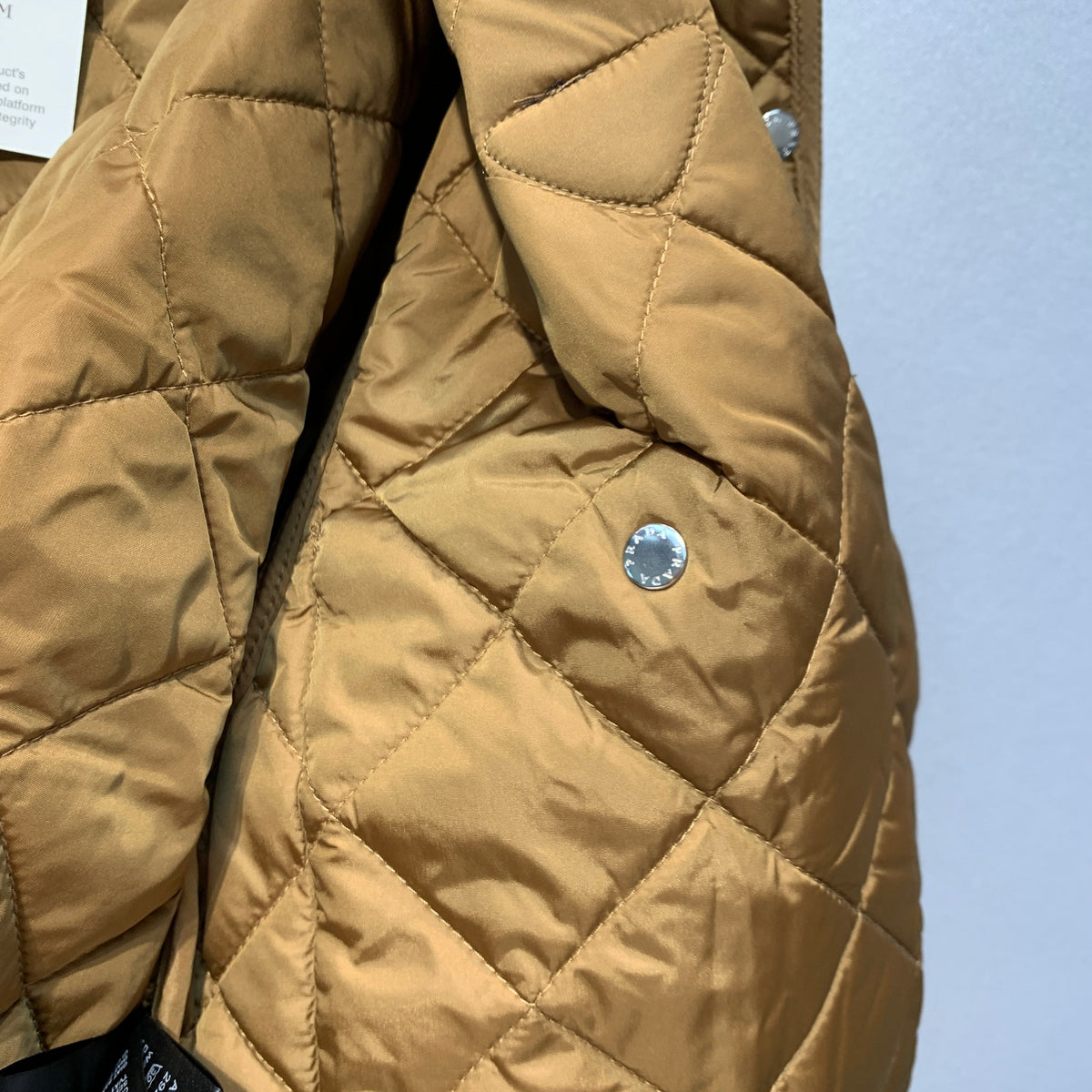 Prada 26s Blouson Cropped Jacket Sughero Brown Re-Nylon 445169