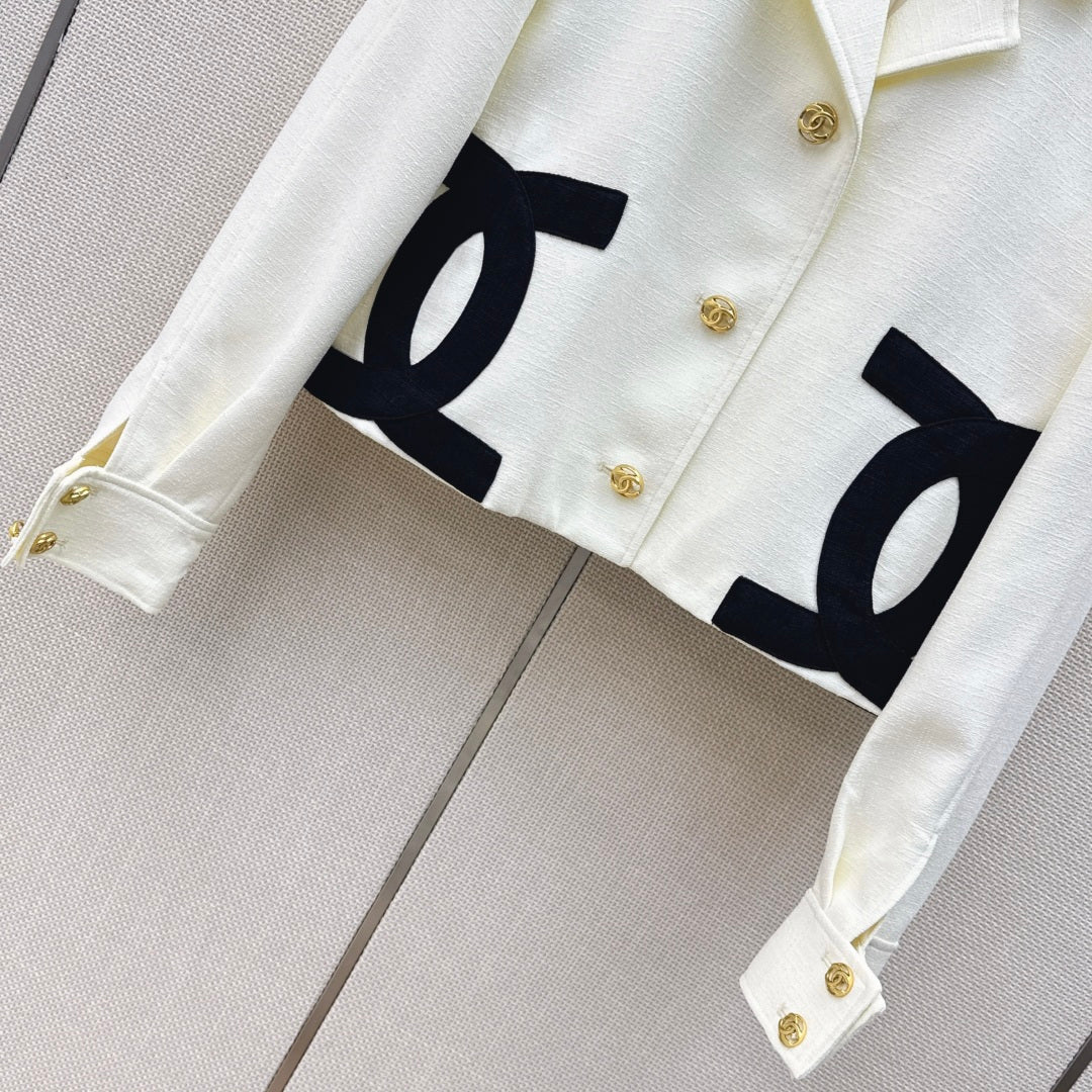 CC 26s Cruise 2026/27 Look 21 Blazer White Cotton 409187