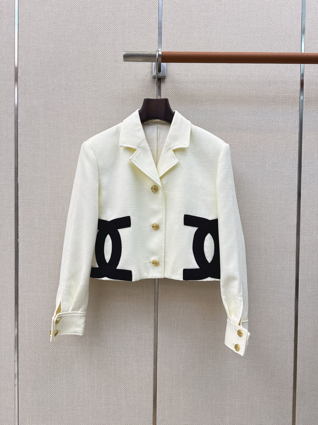 CC 26s Cruise 2026/27 Look 21 Blazer White Cotton 409187