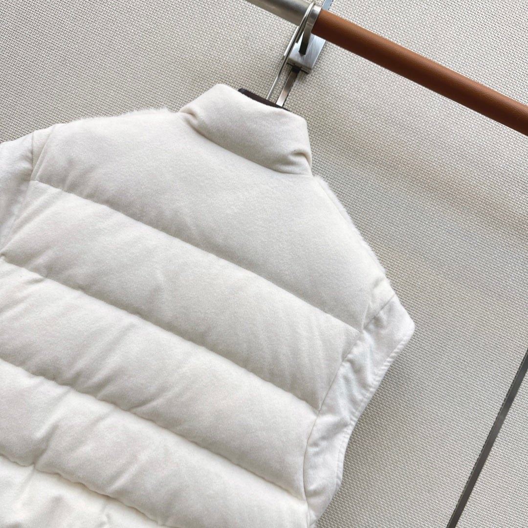 BC 26s Down Vest Goose Down Filling Plush Fabric 419304