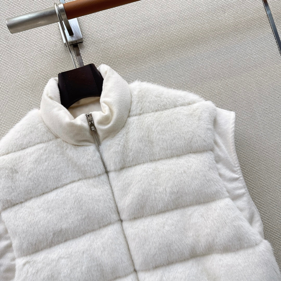 BC 26s Down Vest Goose Down Filling Plush Fabric 419304