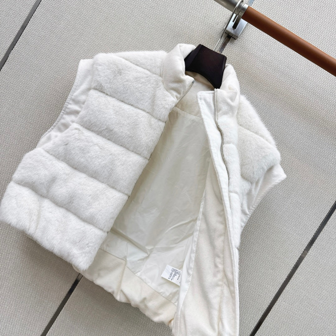 BC 26s Down Vest Goose Down Filling Plush Fabric 419304