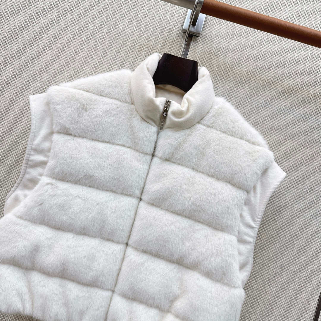 BC 26s Down Vest Goose Down Filling Plush Fabric 419304