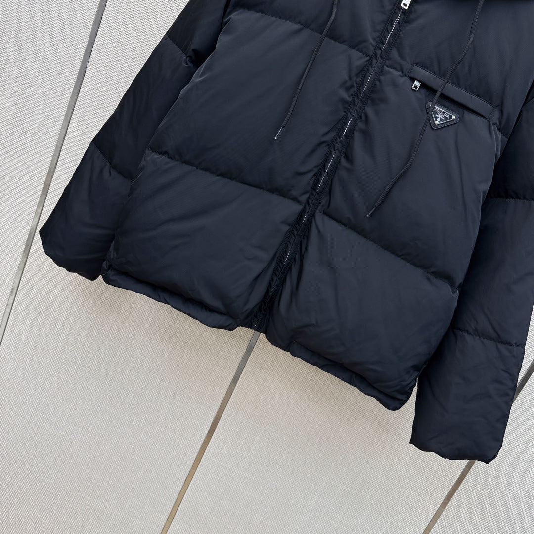 Prada 26s Down Jacket Dark Blue Re-Nylon 419234