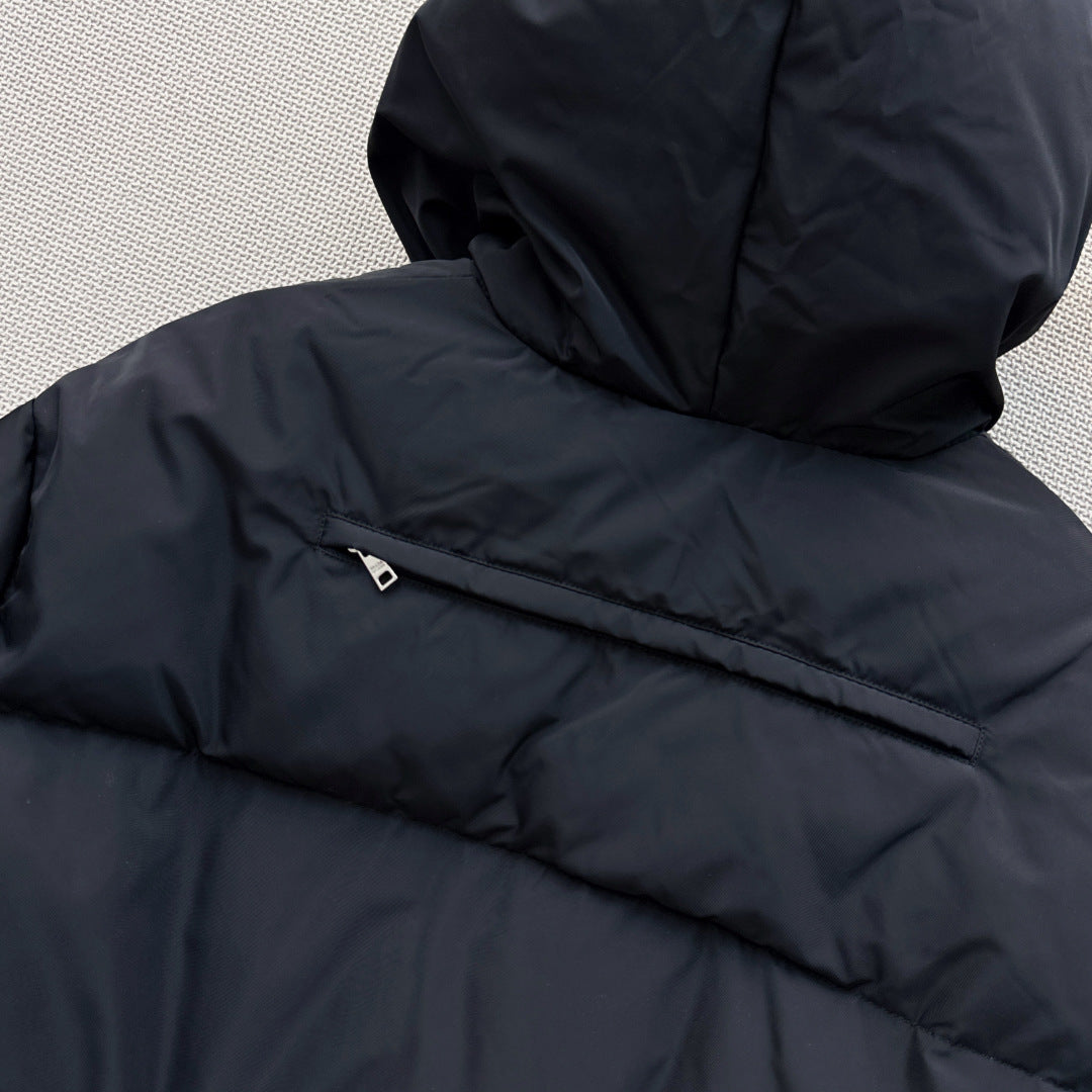 Prada 26s Down Jacket Dark Blue Re-Nylon 419234