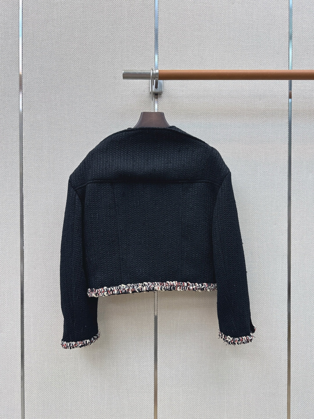 CC 26s Cropped Jacket Black Tweed 419205