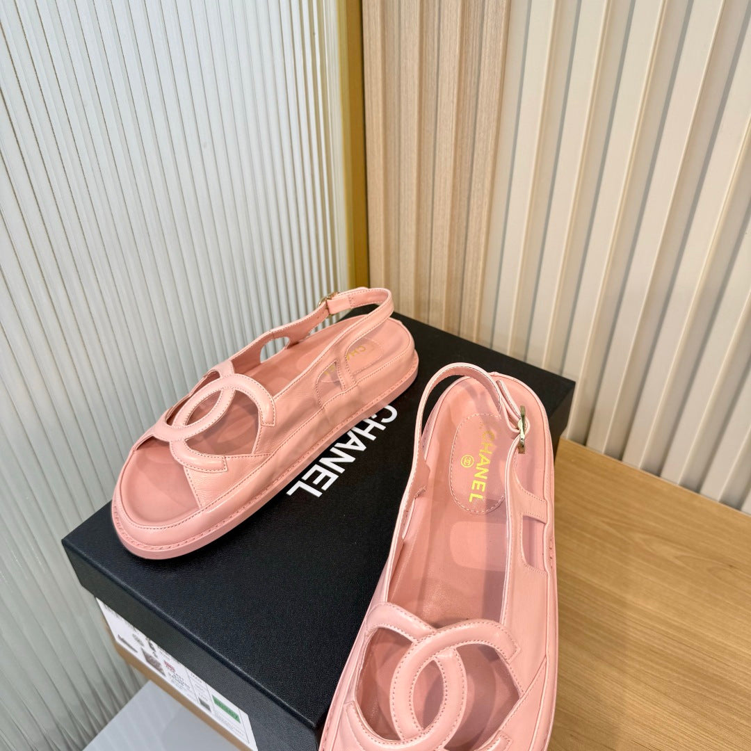 CC 26s Open-Toe Strappy Sandals Leather 986950