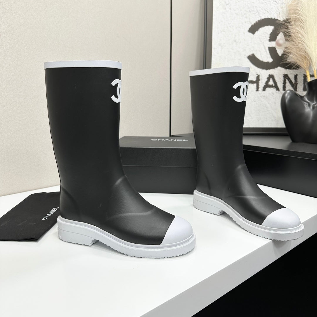 CC 26s Rain Boots Black Rubber 927136