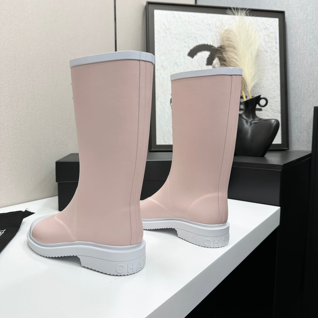 CC 26s Rain Boots Light Pink Rubber 927137