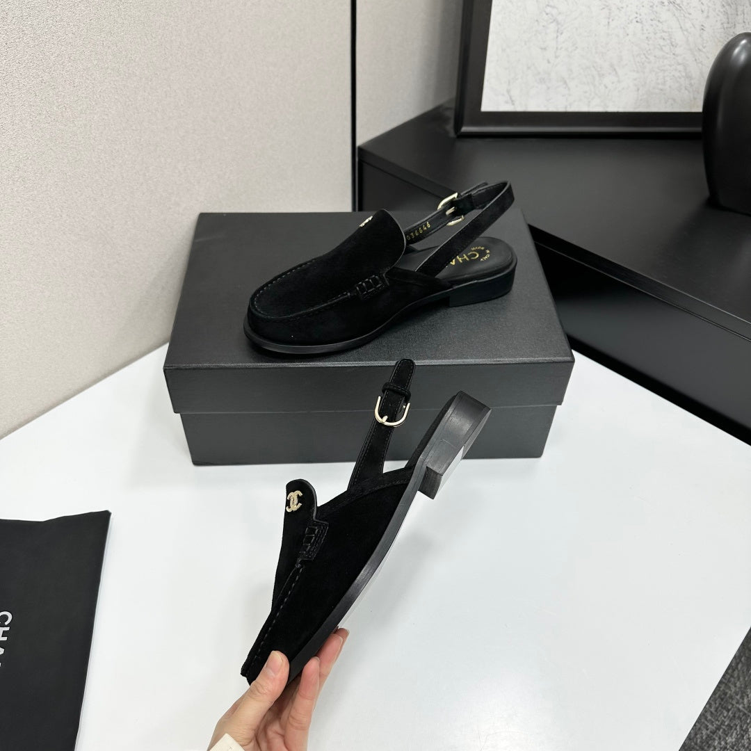 CC SS 2026 Pre Slingbacks Black Suede 630480