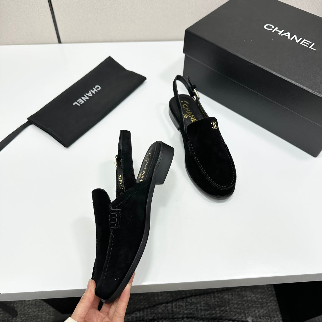 CC SS 2026 Pre Slingbacks Black Suede 630480