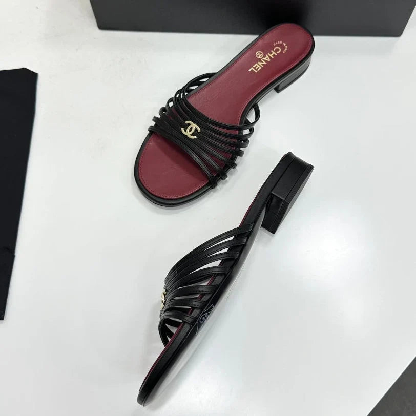 Chanel 2026 Strappy Sandal Flat Calfskin 894918