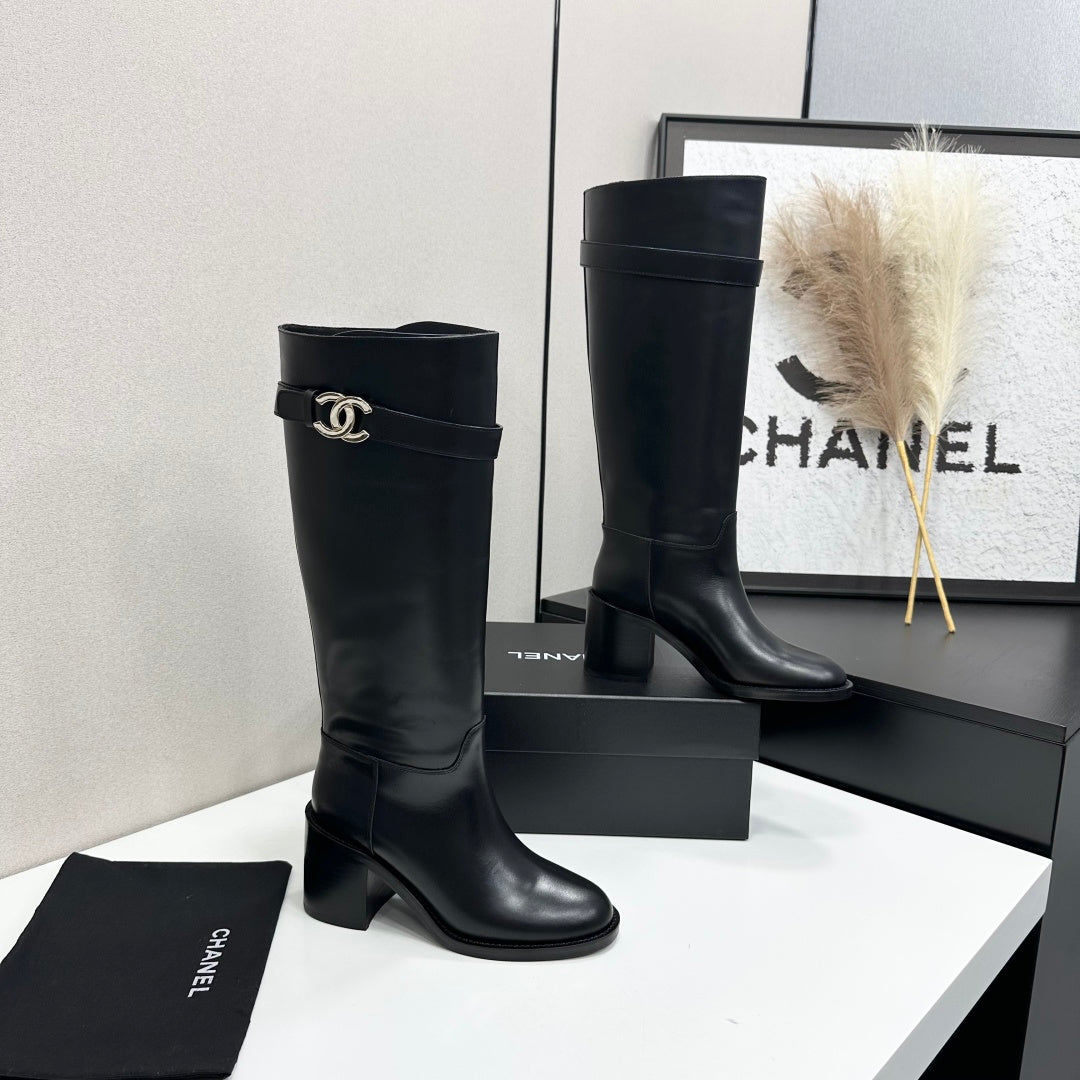 CC FW 2026 Long Boot Black Cowhide 925682