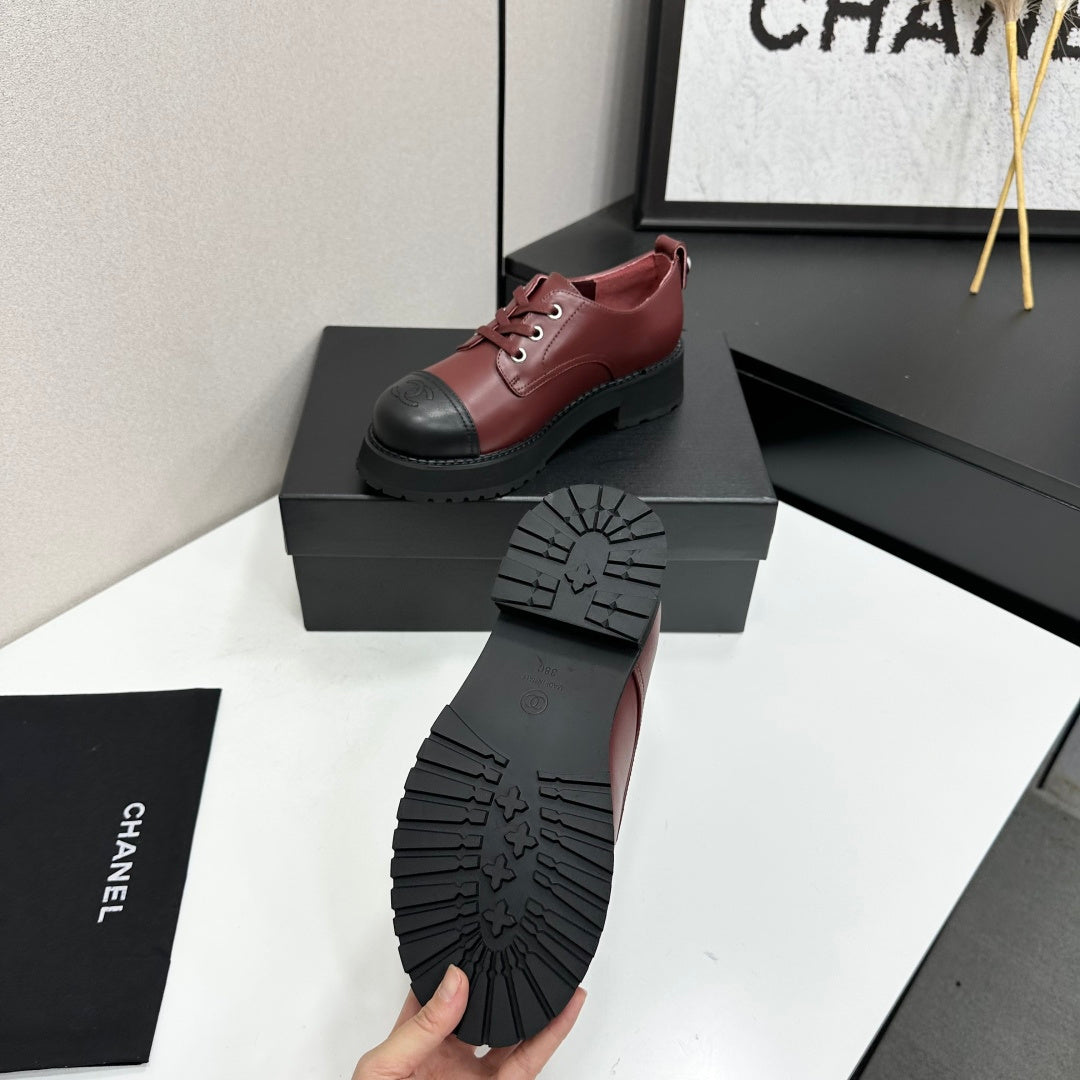 CC 26s Derby Loafer Black Burgundy Cowhide 925710