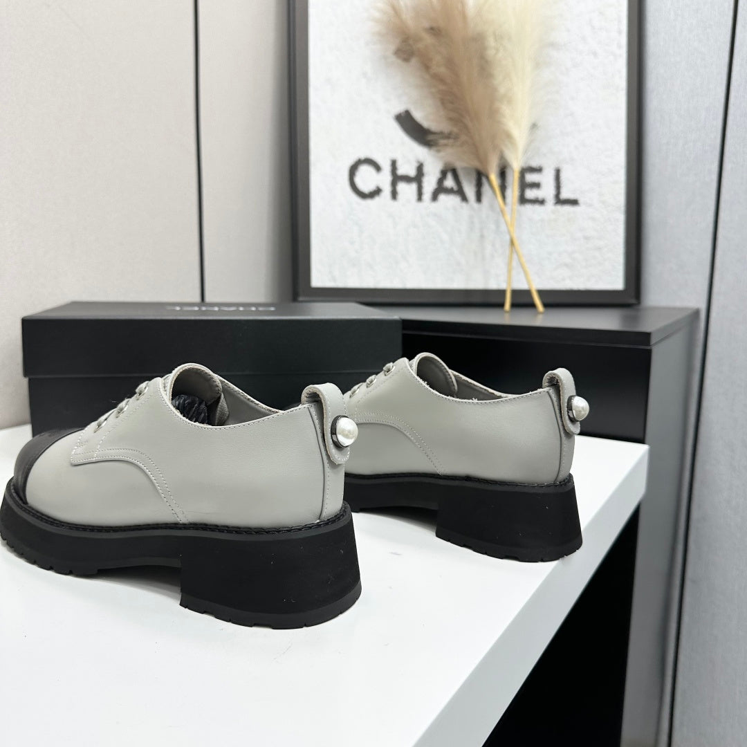 CC 26s Derby Loafer Black Grey Cowhide 925711
