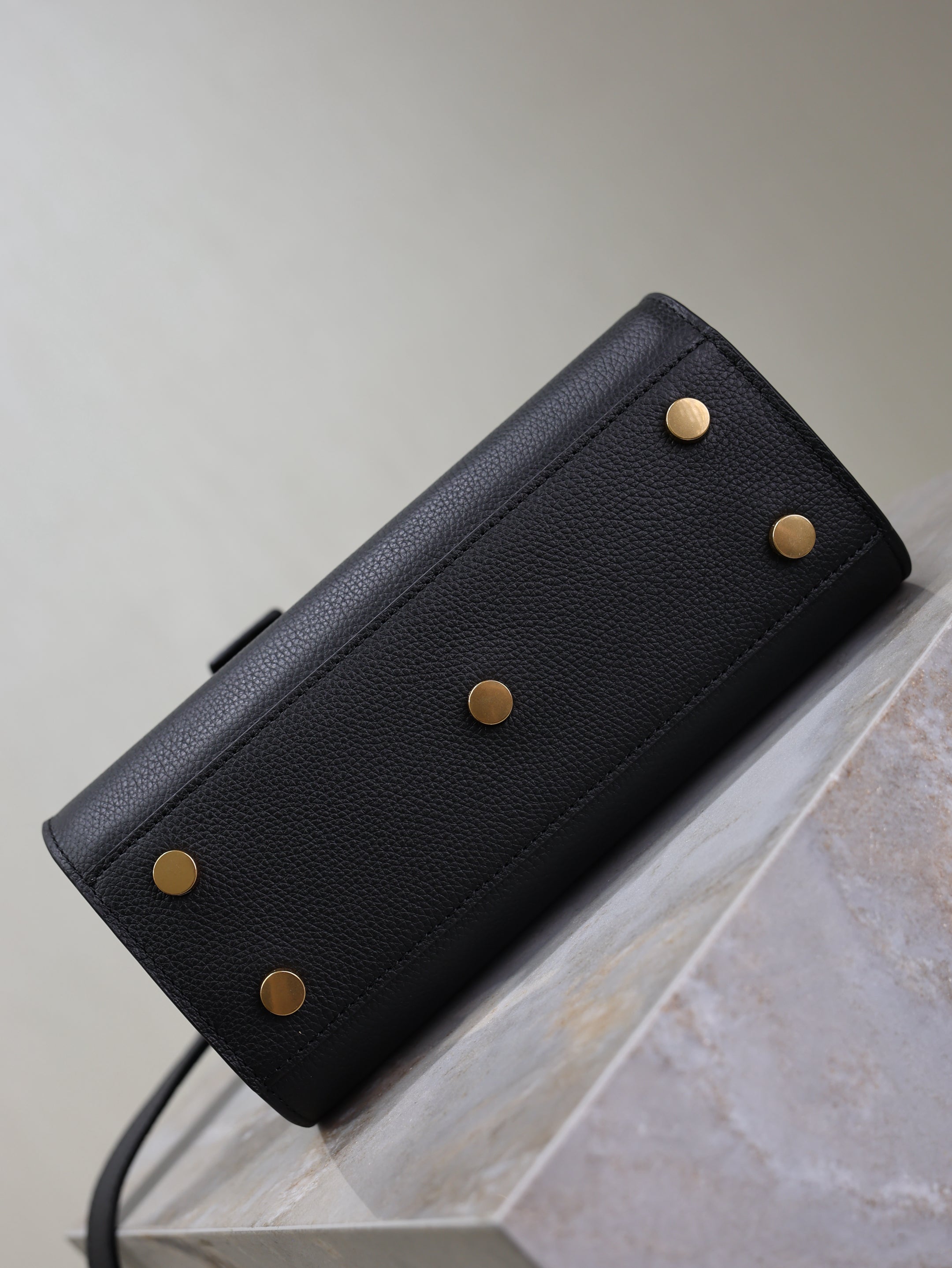 YSL Sac De Jour Nano 22cm Black Grain Cowhide GHW