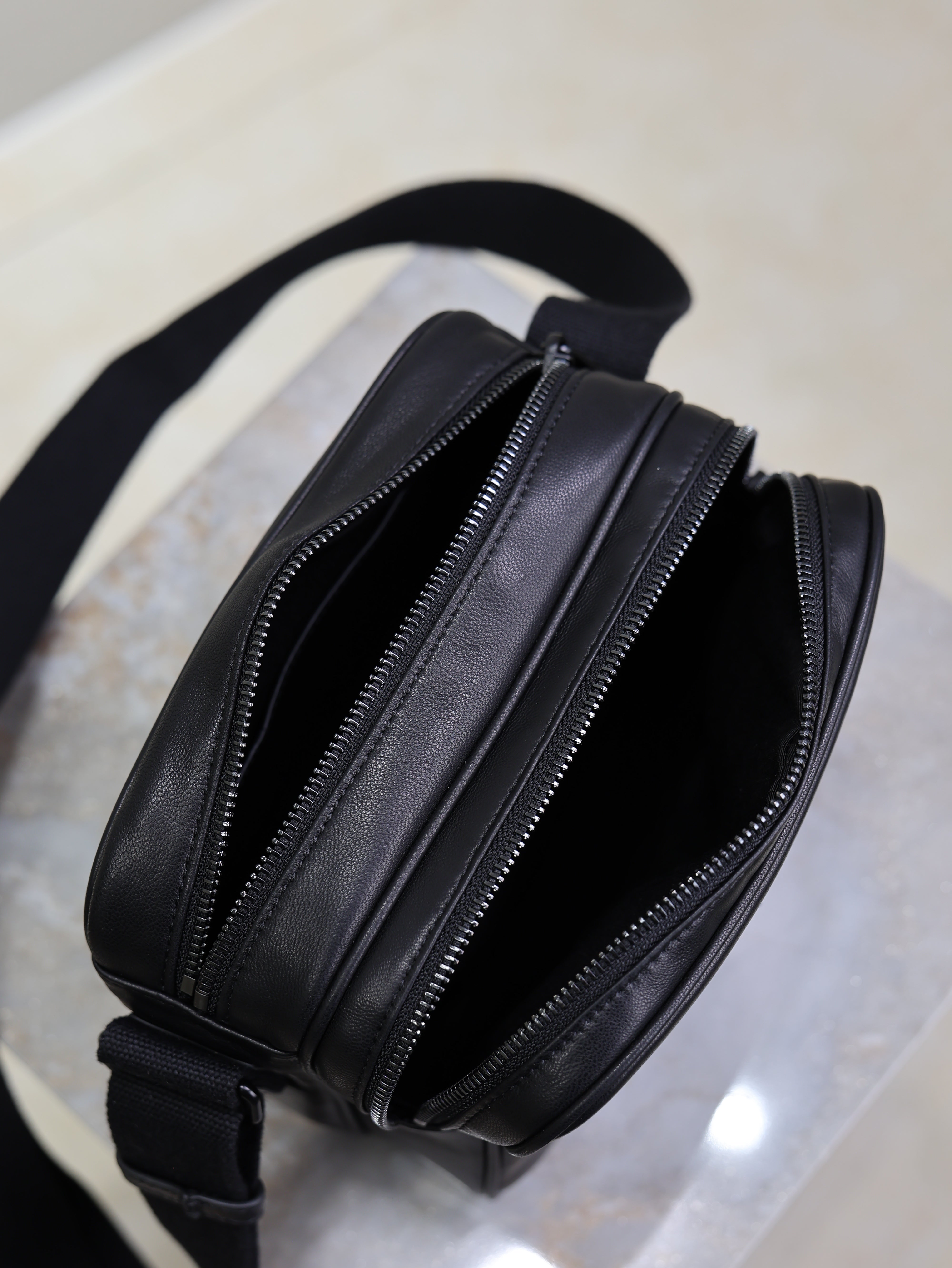 Prada Niki Camera Bag 19.5cm Black Lamskin HW